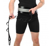 Пояс для отягощений SOFT DIP BELT EZOUS N-05 черный-серый