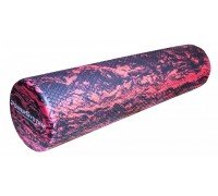 Масажний ролик (роллер) гладкий Power System PS-4089 Hexa Camo Roller Black/Red (60x15см.)