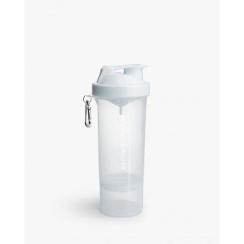 Шейкер спортивний Smartshake Slim 500ml Pure White