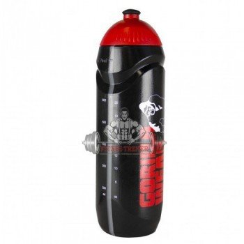 Спортивная бутылка Gorilla Wear Black/Red купить Украина