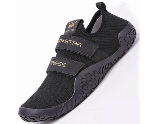Кроссовки для становой тяги Deadlift Shoes чёрные с липучками