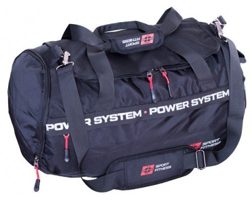 Сумка спортивна Power System PS-7012 Gym Bag-Dynamic Black/Red (38л)