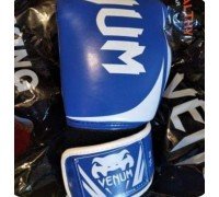 Перчатки боксёрские на липучке VENUM Синие