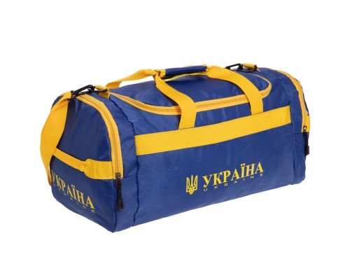 Сумка для спортзала Бочонок Украина GA-3 синий-желтый